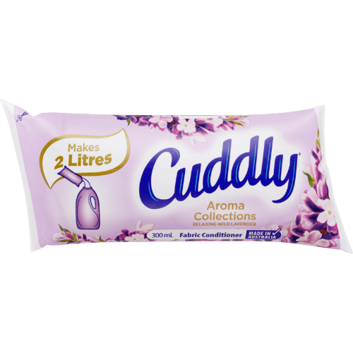 Cuddly Aroma Collections Relaxing Wild Lavender Fabric Conditioner Sachet 300 mL