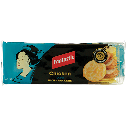 Fantastic Chicken Rice Crackers