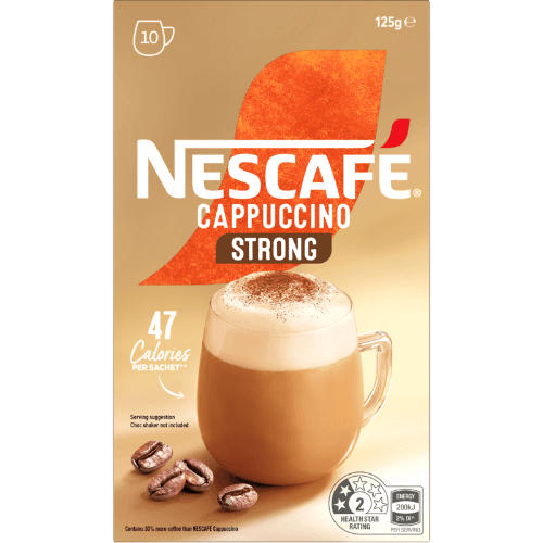 Nescafe Cappuccino Strong Coffee Sachets