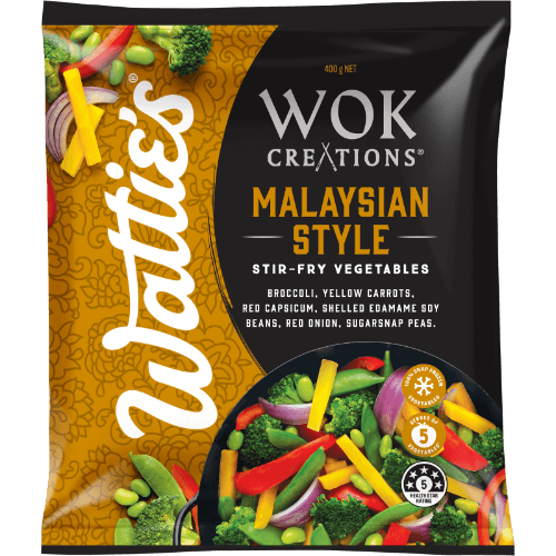 Wattie's Wok Creations Malaysian Style Stir-Fry Vegetables
