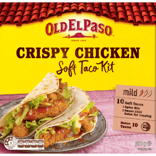 Old El Paso Mild Crispy Chicken Soft Taco Kit
