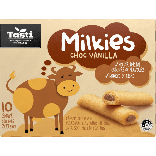 Tasti Milkies Choc Vanilla Snack Size Bars
