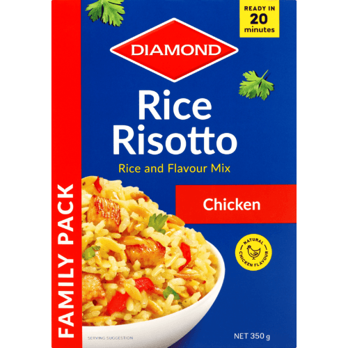 Diamond Chicken Rice Risotto Rice & Flavour Mix Family Pack