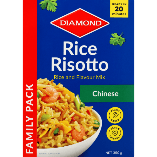 Diamond Chinese Rice Risotto Rice & Flavour Mix Family Pack