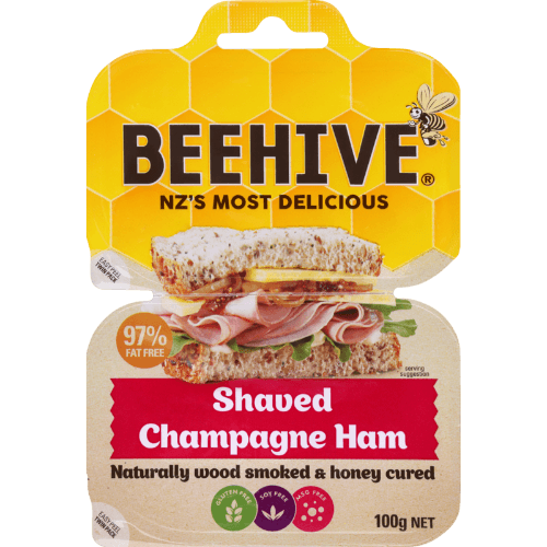 Beehive Shaved Champagne Ham