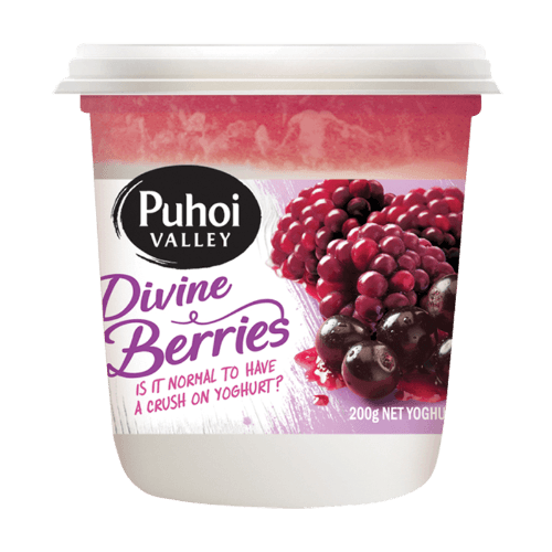 Puhoi Valley Divine Berries Yoghurt