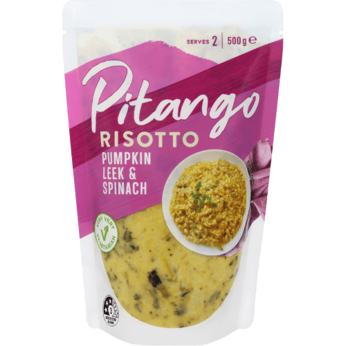 Pitango Pumpkin Leek & Spinach Risotto