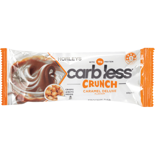 Horleys Carb Less Crunch Caramel Deluxe Protein Bar