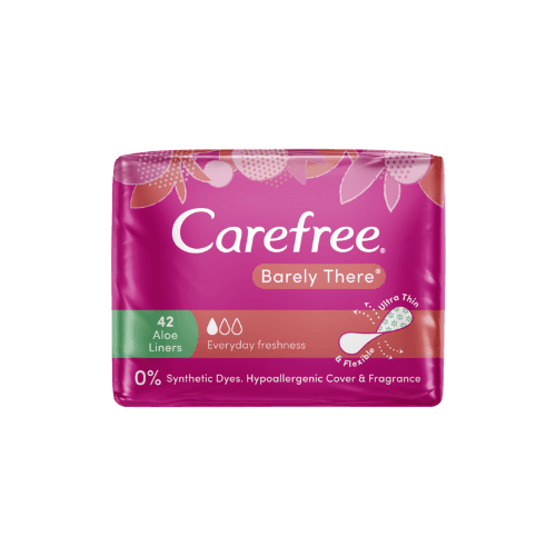 Carefree Barely There Aloe Liners