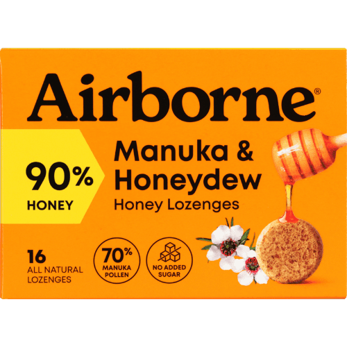 Airborne Manuka And Honeydew Honey Lozenges