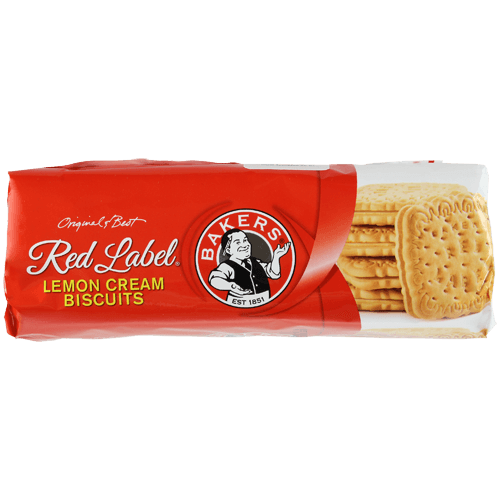 Bakers Red Label Lemon Cream Biscuits