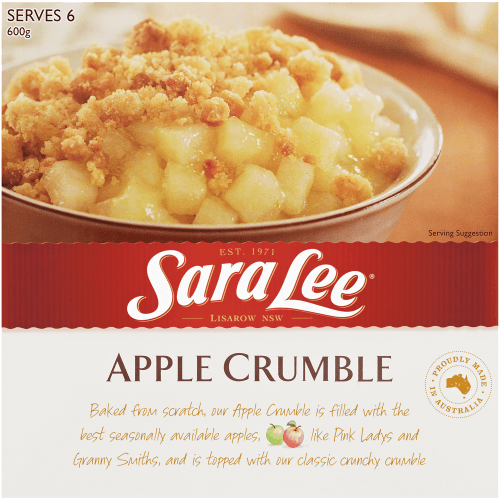 Sara Lee Apple Crumble 600 g