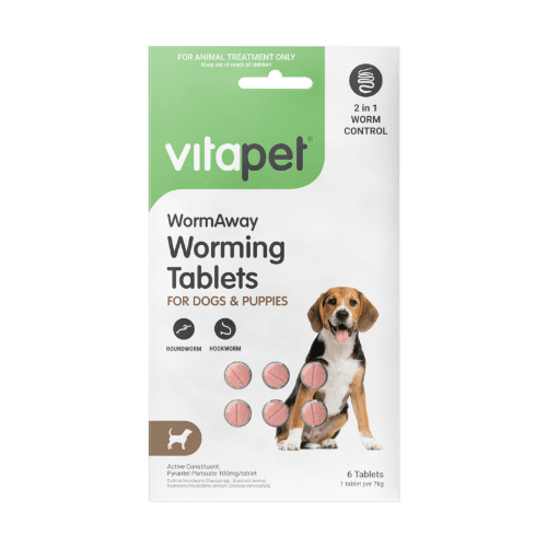 VitaPet Wormaway Worming Tablets For Dogs And Puppies