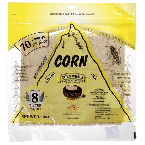 Mountain Bread Corn Wraps 200 g