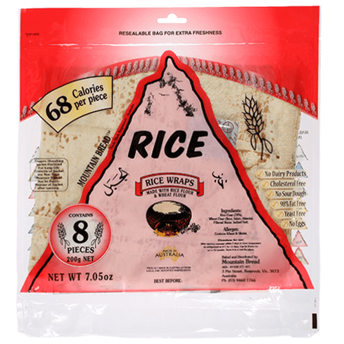 Mountain Bread Light Rice Wraps 8 each