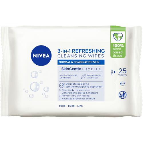 Nivea 3-In-1 Refreshing Cleansing Wipes
