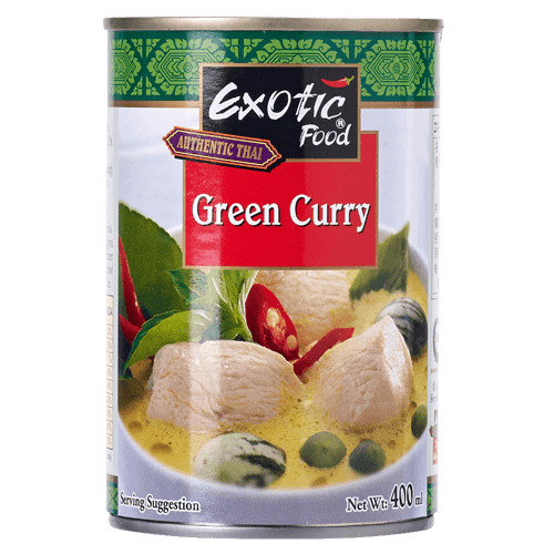 Exotic Food Green Curry Sauce