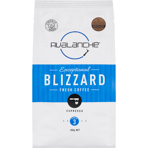Avalanche Exception Fresh Blizzard Espresso Strength 3 Coffee 200 g