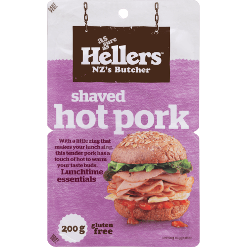 Hellers Shaved Hot Pork