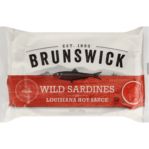 Brunswick Wild Sardines In Louisiana Hot Sauce