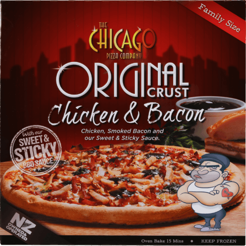 Chicago Gourmet BBQ Chicken & Bacon Pizza