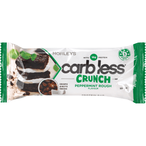 Horleys Carb Less Crunch Peppermint Rough Protein Bar