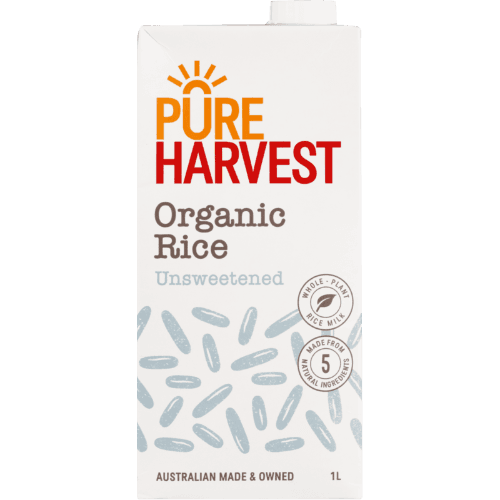 Pureharvest Unsweetened Organic Rice Milk 1 L