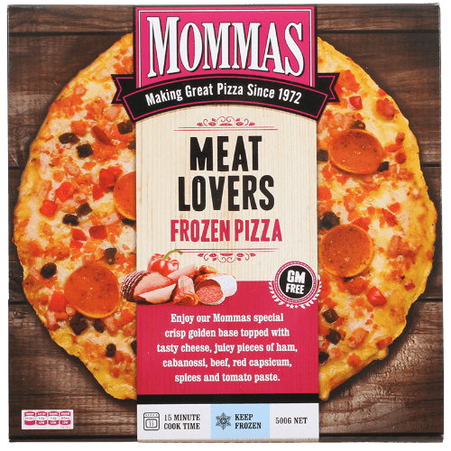 Momma's Meat Lovers Frozen Pizza 500 g