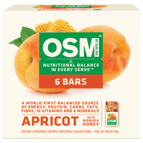 One Square Meal All-Terrain Nutrition Apricot With Manuka Honey Bars