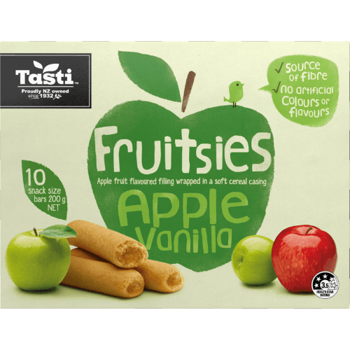 Tasti Fruitsies Apple Vanilla Snack Size Bars