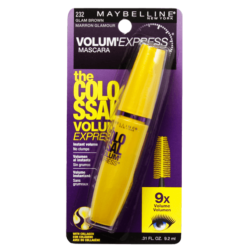 Maybelline New York Volum' Express Colossal Glam Brown Mascara 9.2 mL