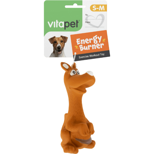 VitaPet Energy Burner Kangaroo Dog Toy Small/Medium