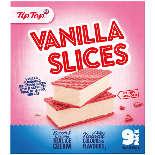 Tip Top Vanilla Slices Ice Cream