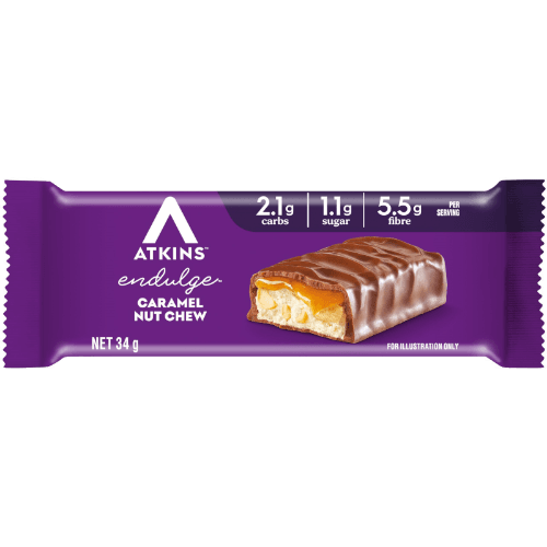 Atkins Endulge Low Carb Caramel Nut Chew Bar