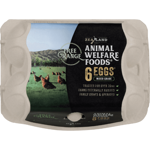 Zealand Farms Free Range Animal Welfare Foods Mixed Grade Eggs