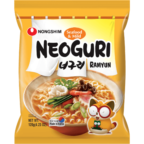 Nongshim Neoguri Seafood & Mild Ramyun Noodles