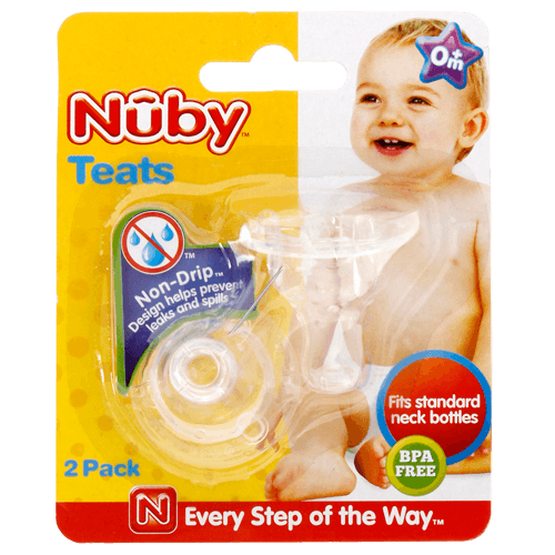 Nuby Standard Neck Non Drip Teats