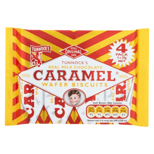 Tunnocks Caramel Wafer Biscuits