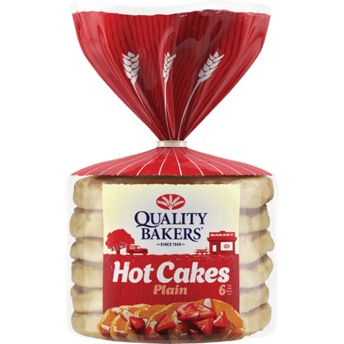 Quality Bakers Plain Hot Cakes 6 pack