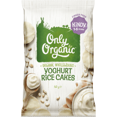 Only Organic Yoghurt Kindy Rice Cakes