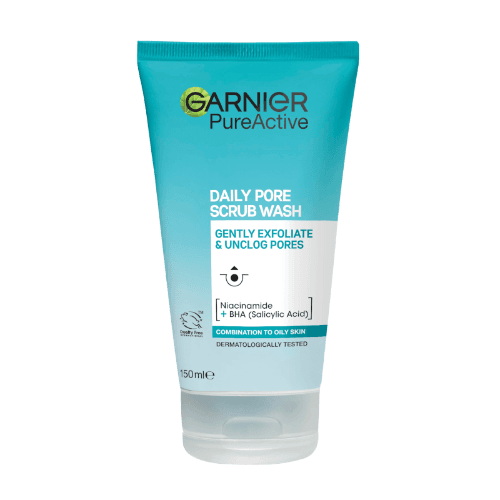 Garnier Pure Active Daily Pore Scrub Wash