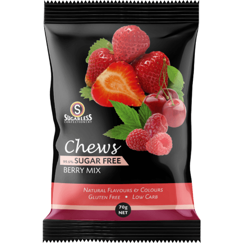 Sugarless Confectionery Berry Natural Juice Confectionery