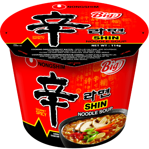 Nongshim Spicy Shin Noodle Soup Bowl