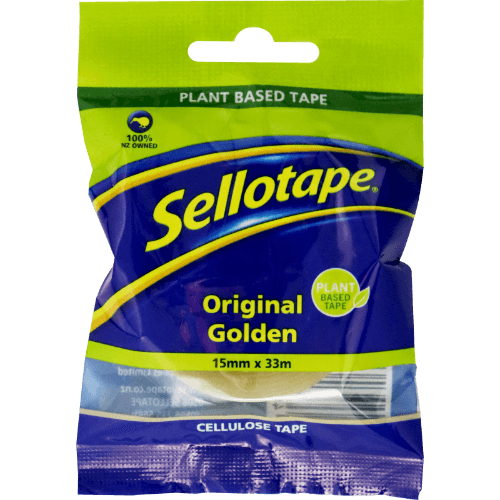 Sellotape Original Golden Cellulose Tape 15mm Refill