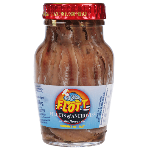 Flott Anchovy Fillets In Sunflower Oil