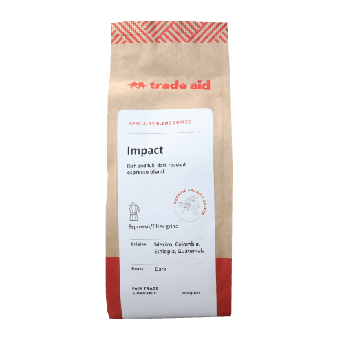 Trade Aid Impact Plunger Filter Grind Dark Coffee