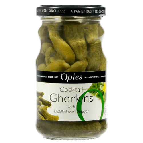 Opies Cocktail Gherkins In Distilled Malt Vinegar