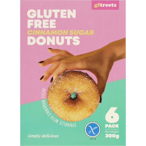 GFTreets Gluten Free Cinnamon Sugar Donuts