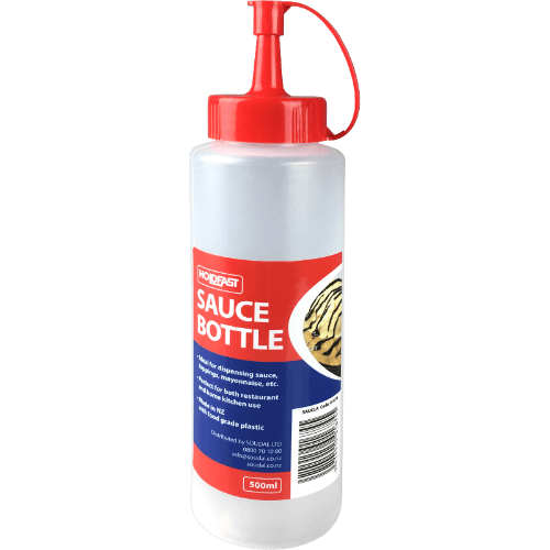 Holdfast Natural Super 500ml Sauce Bottle With Cap