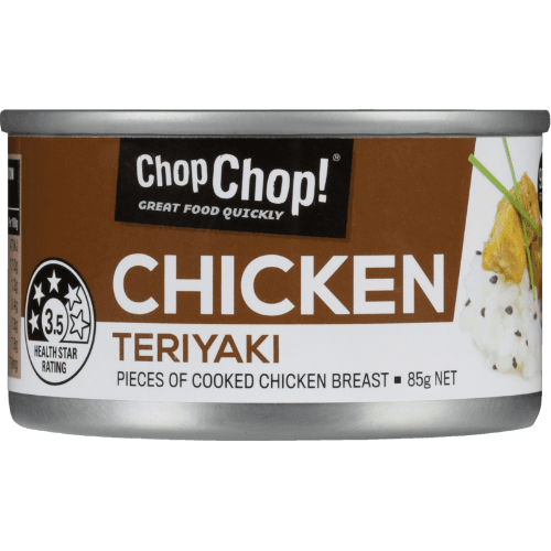 Chop Chop Teriyaki Pieces Of Cooked Chicken Breast